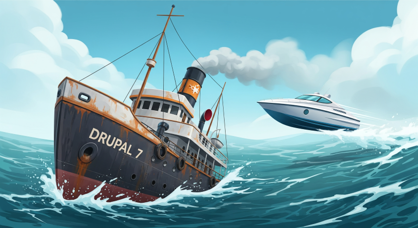 Your Drupal 7 Site is Past its End-of-Life: What's Your Next Step?